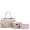 3pc Half Moon Doctor Bag with Wallet & Crossbody