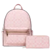 2pc Half Moon Backpack with Wallet
