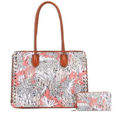 2pc Reef Satchel with Wallet