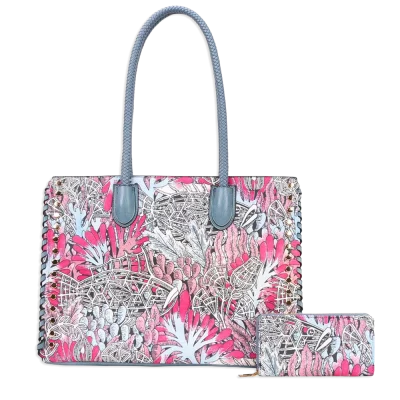 2pc Reef Satchel with Wallet