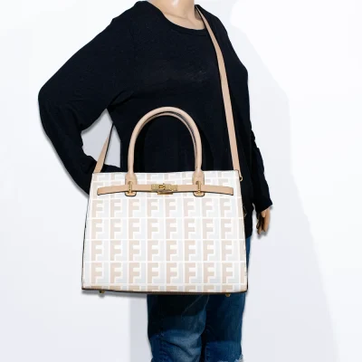 2pc Monogram Front Lock Satchel with Wallet