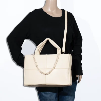 Puffy Bag-Crossbody with Chain