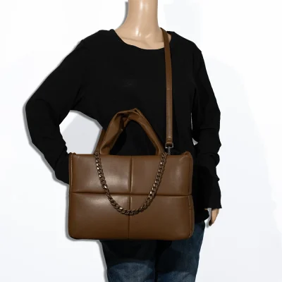 Puffy Bag-Crossbody with Chain