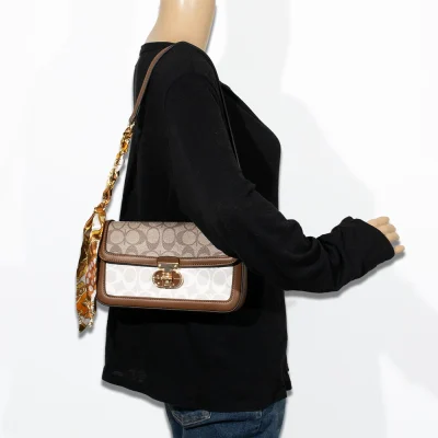 2pc Half Moon Shoulder-Crossbody with Wallet *2 Tone*