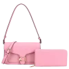 2pc Half Moon Shoulder-Crossbody with Wallet