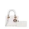 2pc Small Quilted Bag With Card Holder