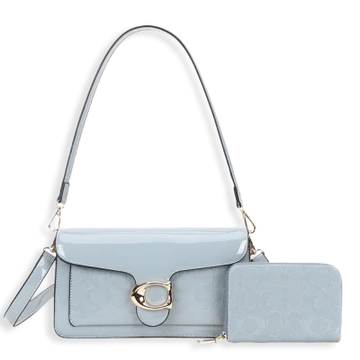 2pc Half Moon Shoulder-Crossbody with Wallet