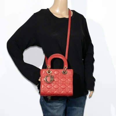 2pc Small Quilted Bag With Card Holder
