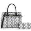2pc Monogram Front Lock Satchel with Wallet