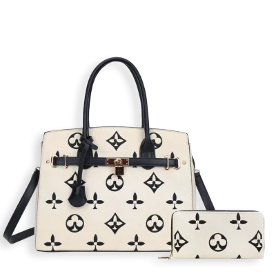 2pc Spade Satchel with Wallet