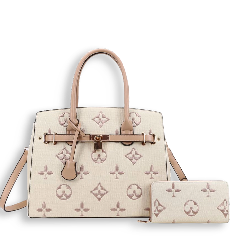 2pc Spade Satchel with Wallet