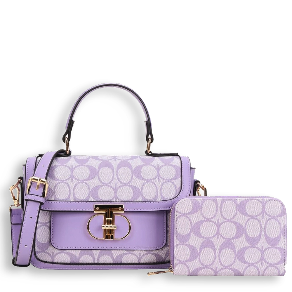 2pc Half Moon Crossbody with Wallet
