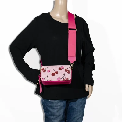 Cherry Half Moon Crossbody