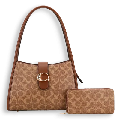 2pc Half Moon Satchel with Wallet