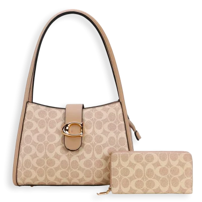 2pc Half Moon Satchel with Wallet