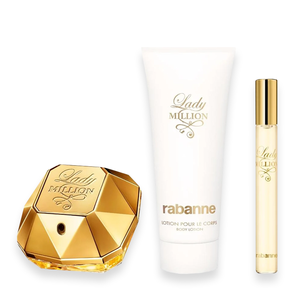 Lady Million by Paco Rabanne 1.7 oz. Gift Set