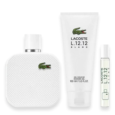 Lacoste L.12.12 Blanc Pure 3.3 oz. Gift Set