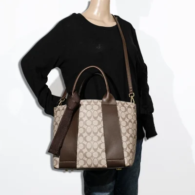 3pc Half Moon Double Stripe Bag with Wallet & Crossbody