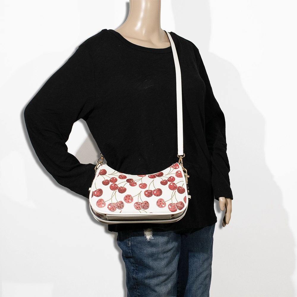 2pc Sequin Cherry Shoulder-Crossbody with Wallet