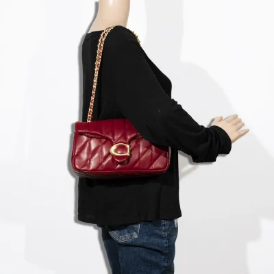 2pc Half Moon Quilted Crossbody with Wallet