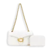 2pc Half Moon Quilted Crossbody with Wallet