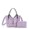 2pc Half Moon Button Strap with Wallet