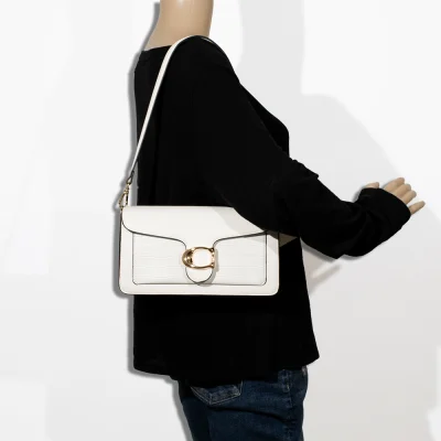 2pc Half Moon Croc Shoulder-Crossbody with Wallet
