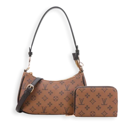 2pc Spade Shoulder-Crossbody with Wallet
