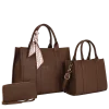 3pc XL Tote Bag with Medium Tote & Wallet