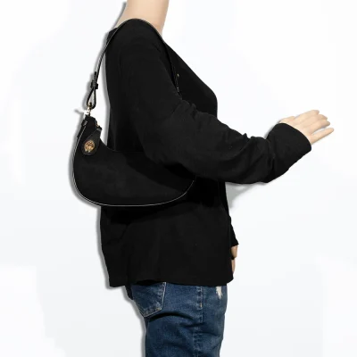 Suede Shoulder Bag
