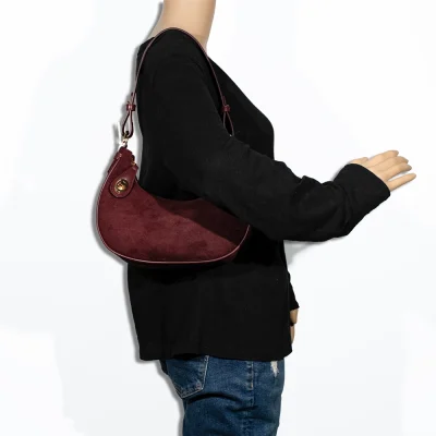 Suede Shoulder Bag