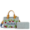 2pc NY Cherry Tote with Wallet
