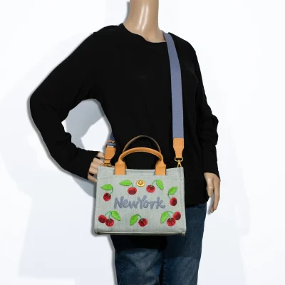 2pc NY Cherry Tote with Wallet