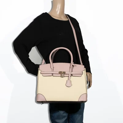 2pc Lock Charm Satchel with Wallet