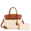 2pc Lock Charm Satchel with Wallet