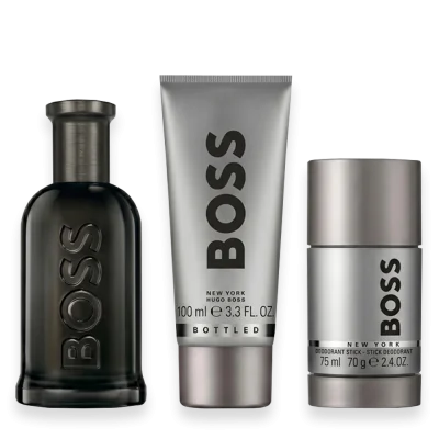 Boss Bottled Parfum by Hugo Boss 3.3 oz. Gift Set