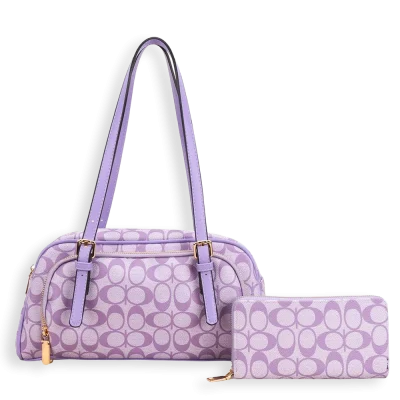 2pc Half Moon Shoulder Bag with Wallet