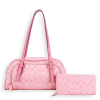 2pc Half Moon Shoulder Bag with Wallet