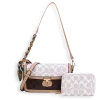 2pc Half Moon Shoulder-Crossbody with Wallet *2 Tone*