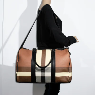 Plaid Duffle
