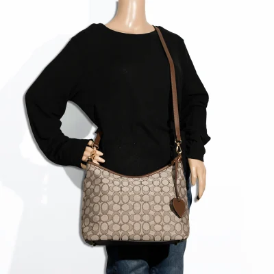 2pc Half Moon Shoulder-Crossbody with Wallet