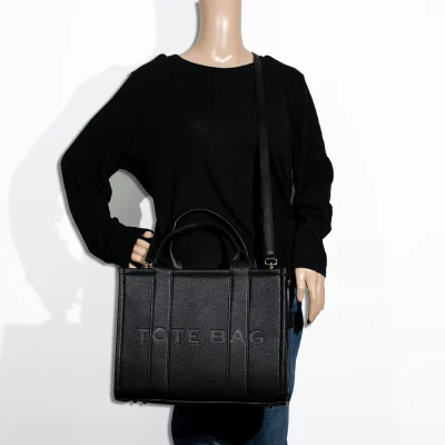 2pc Large Leather Tote Bag with Wallet