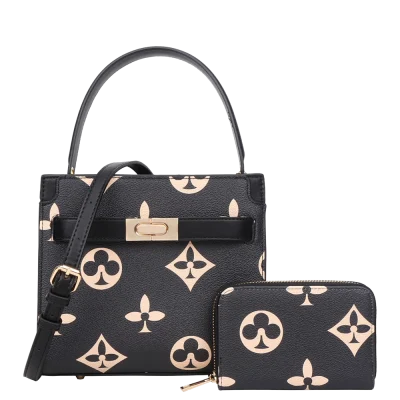 2pc Spade Satchel with Wallet