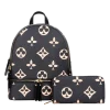 2pc Spade Backpack with Wallet