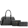 3pc Half Moon Doctor Bag with Wallet & Crossbody
