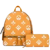2pc Spade Backpack with Wallet