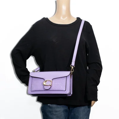 2pc Half Moon Patent Shoulder-Crossbody with Wallet