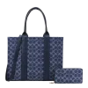 2pc Half Moon Tote with Wallet