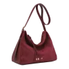 Medium Suede Hobo-Crossbody