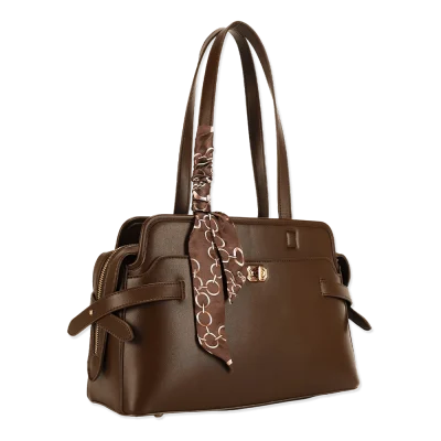 Side Strap Scarf Satchel